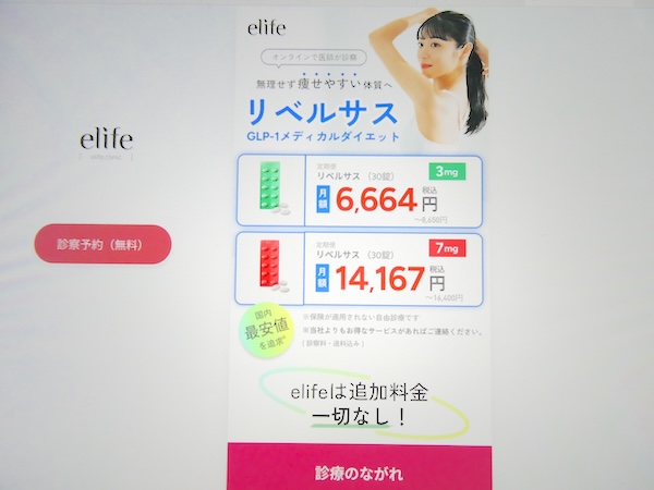 elifeはリベルサス・オゼンピック・サクセンダのいずれも処方対応